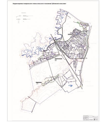 Карта-схема инженерной подготовки и вертикальной планировки территории
